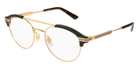 gucci gg0289o glasses|Gucci™ GG0289O 002 51 Gold Eyeglasses .